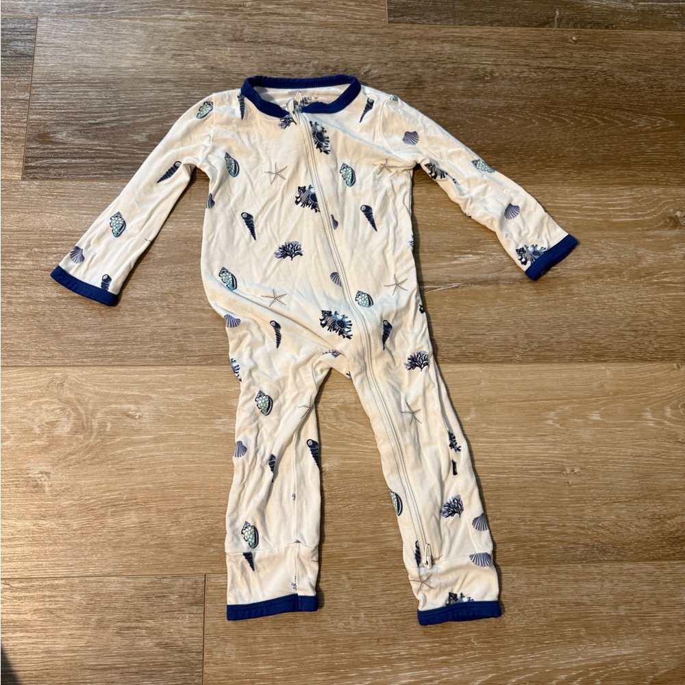 Kyte Baby Romper in Royal Blue Shell